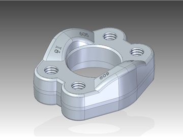  | Uncut split flanges with metric threaded fixing holes
